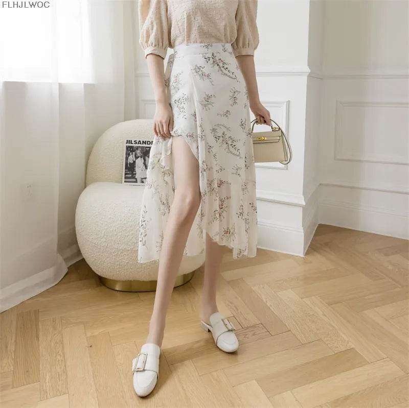 Women's Floral Lace-Up Dress - P12 Hub Europe