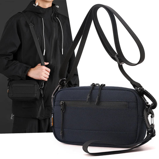 New Multifunctional Messenger Bag for Men Outdoor Travel Camping Phone Storage Bag Daily Commute Trekking Teenager Shoulder Bag