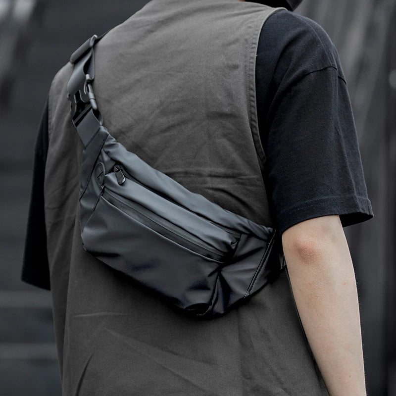 Waterproof Man Waist Bag Fashion Chest Pack Outdoor Sports Crossbody Bag Casual Travel Male Bum Belt Bag