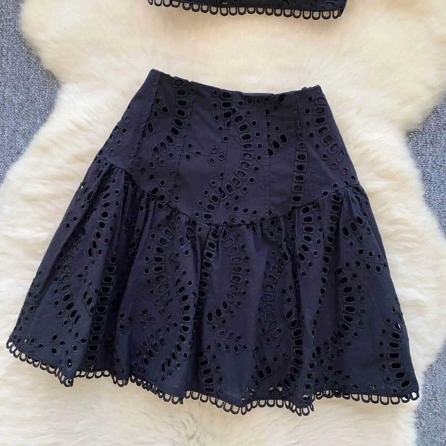 White Summer Beach Skirt Set - P12 Hub Europe