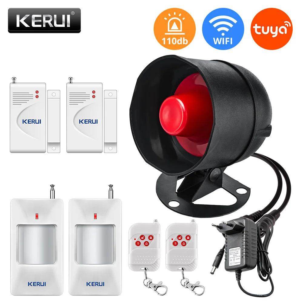 Alarm KERUI WiFi Smart 110dB - P12 Hub Europe