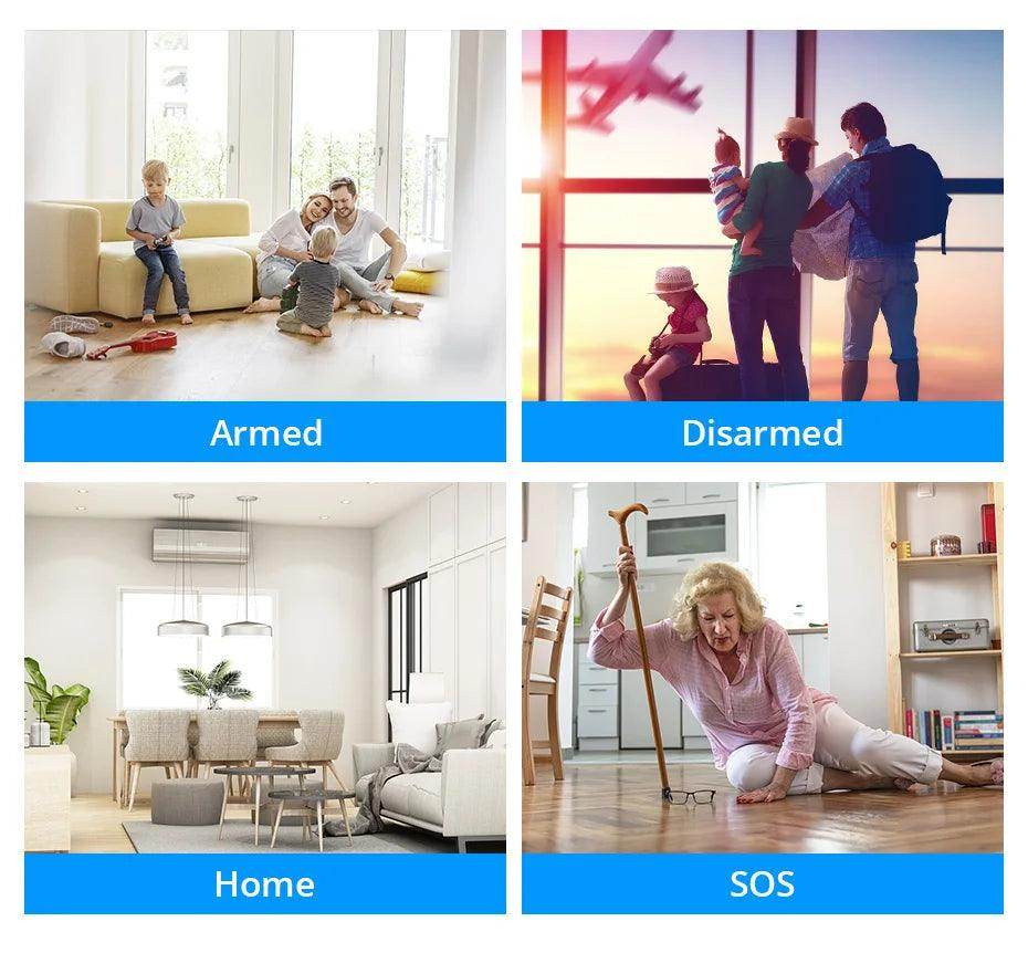 Alarm KERUI WiFi Smart 110dB - P12 Hub Europe