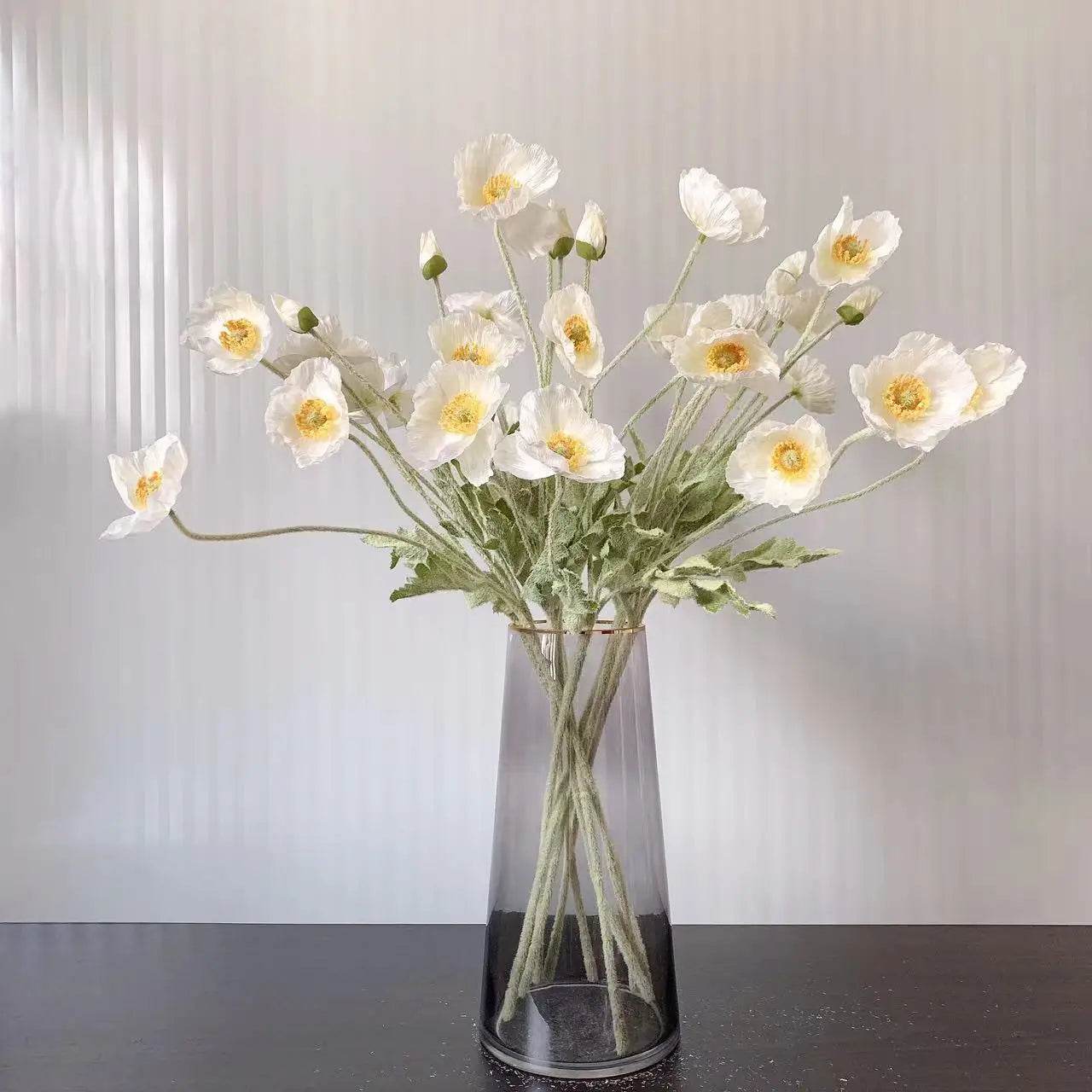 4 Head Artificial Flowers Bouquet Poppy Fake Flowers For Home Decor Garden Party Wedding Decoration Diy Accessories - P12 Hub Europe