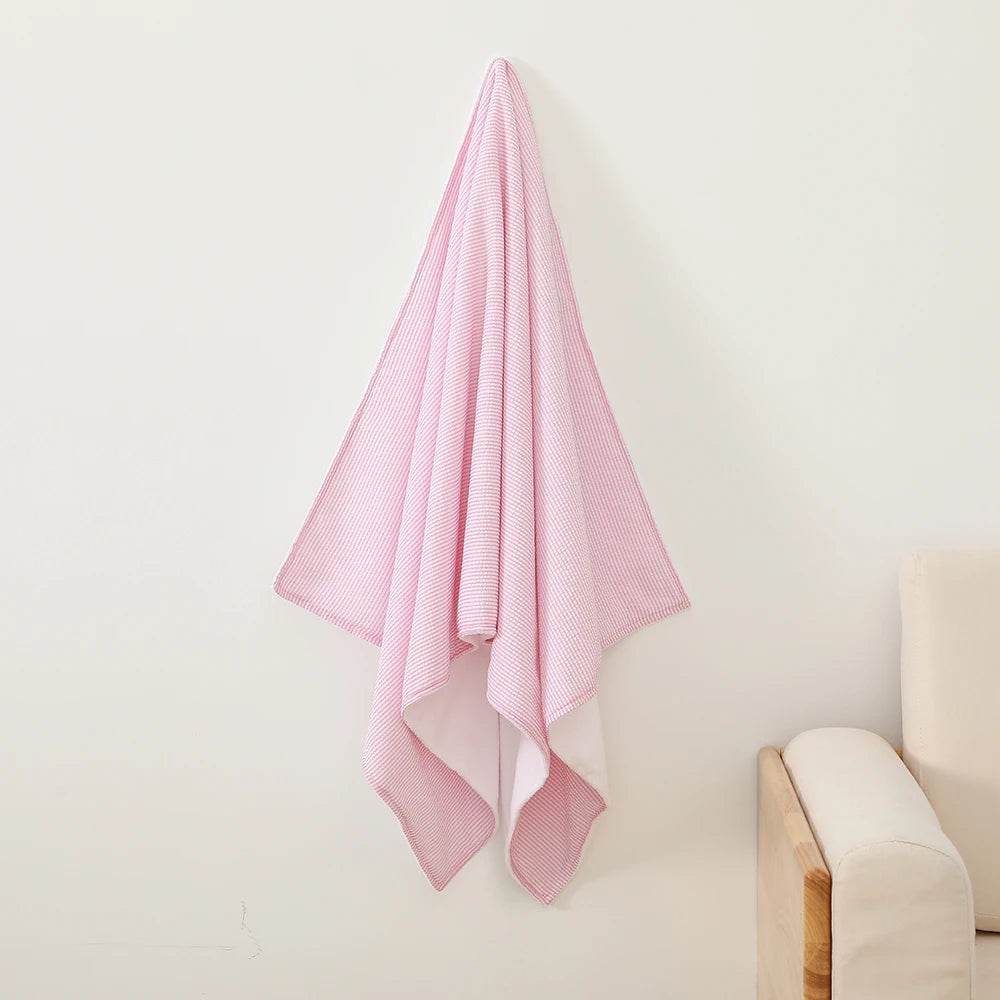 Seersucker Beach Towel For Kids Men Women Water Absorbing Terry Cloth Stripe Pool Towel Absorbent Towels for Bathroom - P12 Hub Europe