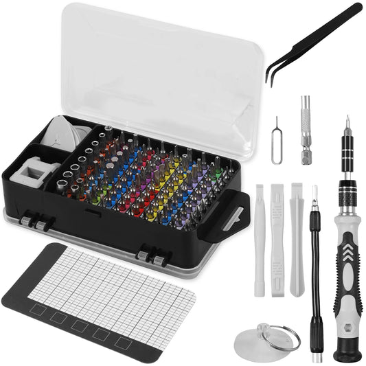 117 in 1 Precision Mechanic Screwdriver Set Mini Tool Set with Torx Triwing Bits Repair Tools for Macbook Laptop PC Xbox Phone