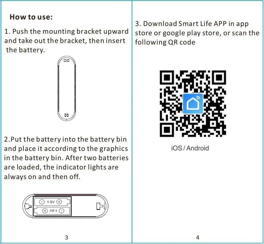 Sensor Door ONENUO WiFi 80dB - P12 Hub Europe