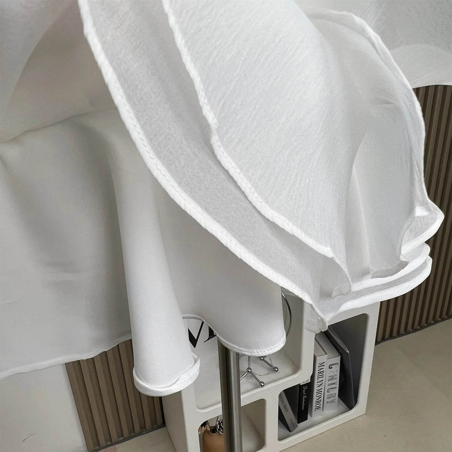 White Ruffled Nightclub Mini Dress - P12 Hub Europe