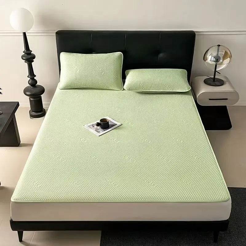 Cooling Foldable Mattress Protection Pad Cool Summer Sleeping Mat Kid Twin Queen Single And Double Bed Cover Non Slip Sheet - P12 Hub Europe