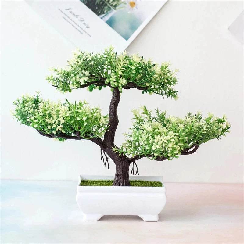 Artificial Plants Bonsai Small Tree Pot Fake Plant Flowers Potted Ornaments For Home Room Table Decoration Hotel Garden Decor - P12 Hub Europe