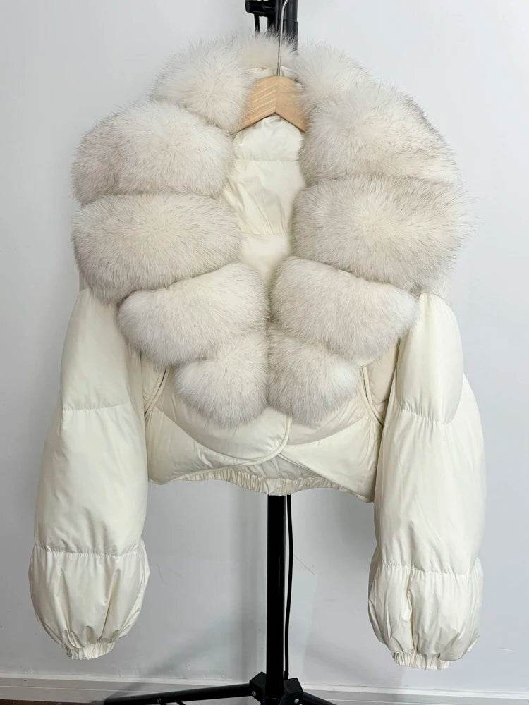 Luxury Fox Fur Down Parka - P12 Hub Europe