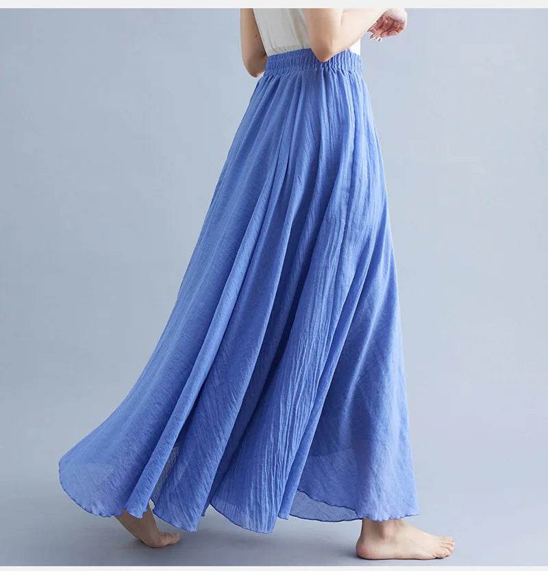 Mori Girl Cotton Linen Skirt - P12 Hub Europe