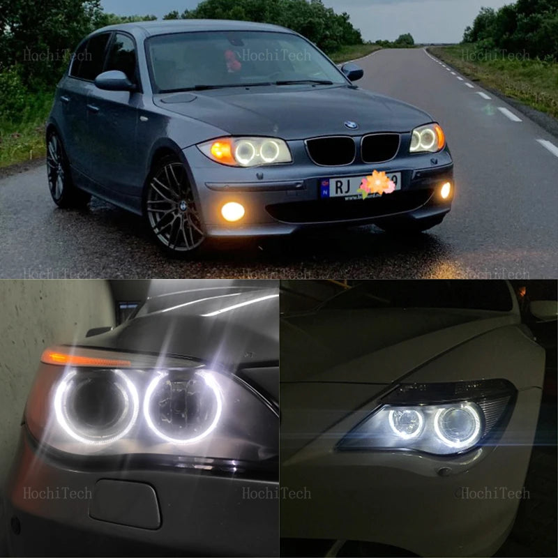 100w LED Car Angel Eyes Marker Lights Bulbs error free For BMW E87 E39 M5 E60 E61 E63 E64 M6 E65 E66 E83 X3 E53 X5