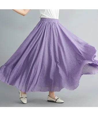 Mori Girl Cotton Linen Skirt - P12 Hub Europe