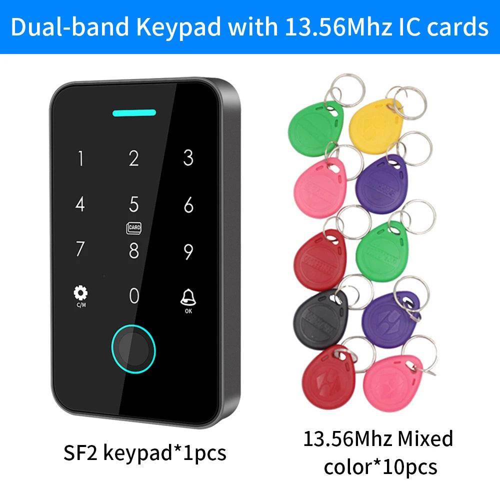 NFC/Bluetooth RFID Access Control Touch Keypad, IP66 - P12 Hub Europe
