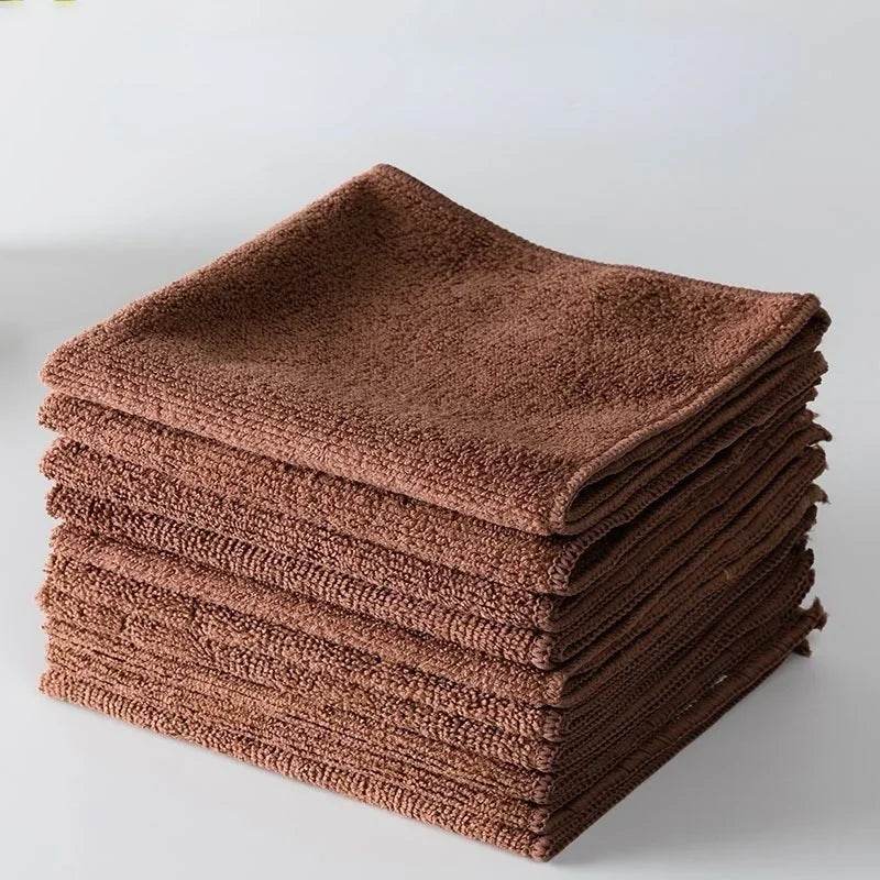 Brown Handkerchief Towels Women Home Thicker Retro New Fall Absorbent Soft Quick Dry Adult House-keeping Work Simple Wipe Hands - P12 Hub Europe