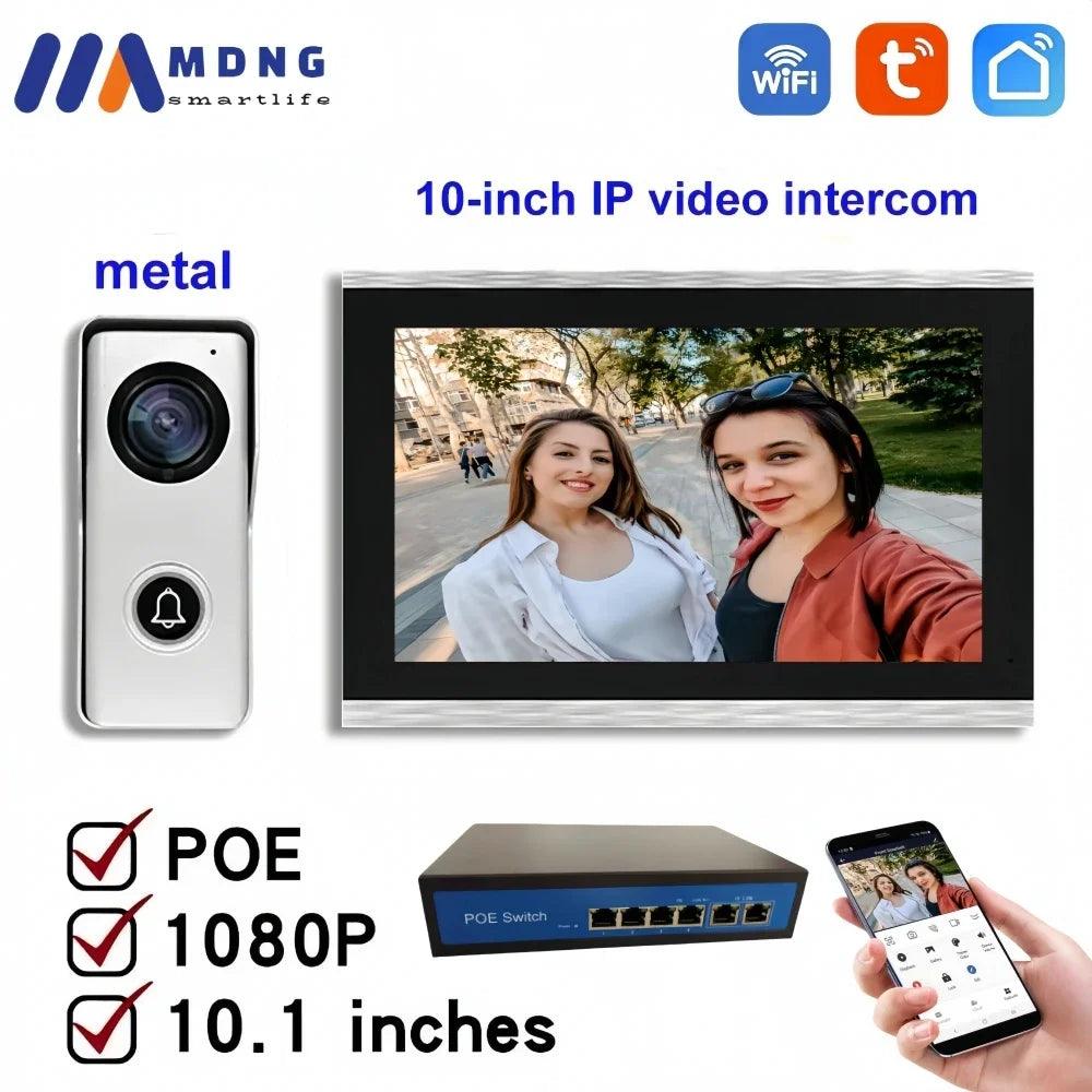 Intercom WiFi/PoE  1080P 10" RFID, Touch, Night Vision, Waterproof