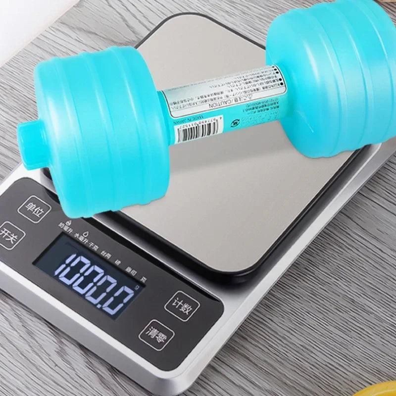 1kg Portable Comprehensive Home Water Flooding Dumbbells For Fitness Aquatic Barbell Gym Weight Loss Exercise Women Accessories
