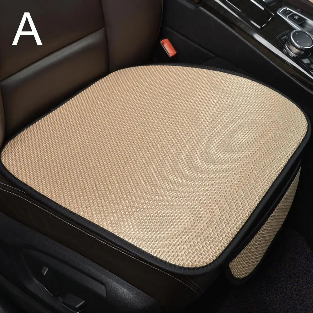 50x53cm Car Summer Cool Ice Silk Seat Cushion Anti Slip Breathable Ventilation Mesh Fabric Universal Car Seat Cooling Pad