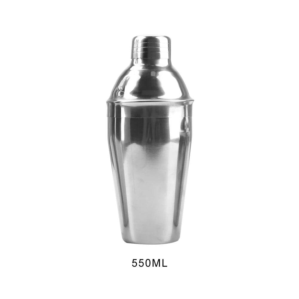 1Pcs 250/350/550/750ml Stainless Steel Cocktail Shaker Cocktail Mixer Wine Martini Drinking Boston Style Shaker Party Bar Tools - P12 Hub Europe