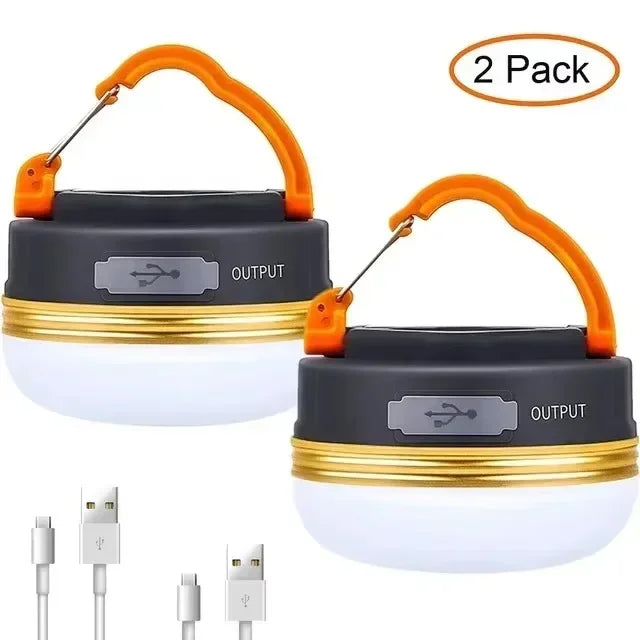 10W COB+LED Camping Lantern 3 Lighting Modes Rechargeable Flashlight Portable Tents Lamp Outdoor Hiking Fishing Hanging Light