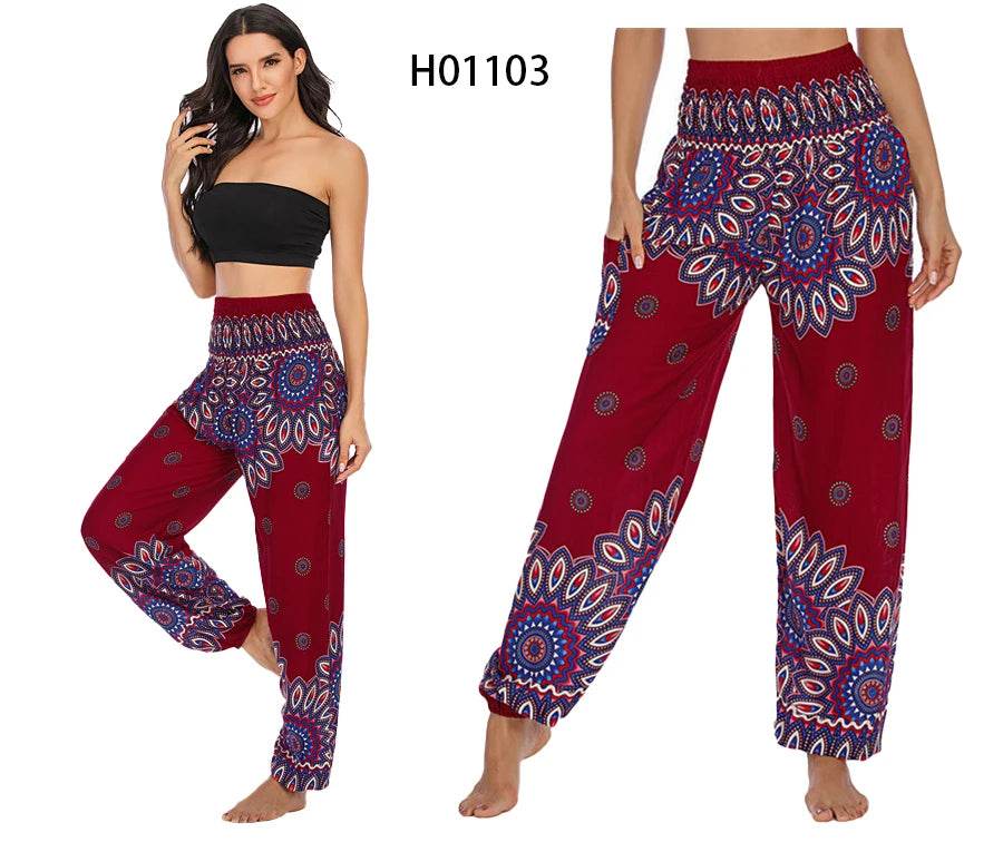 Boho Hippie Harem Yoga Pants - P12 Hub Europe