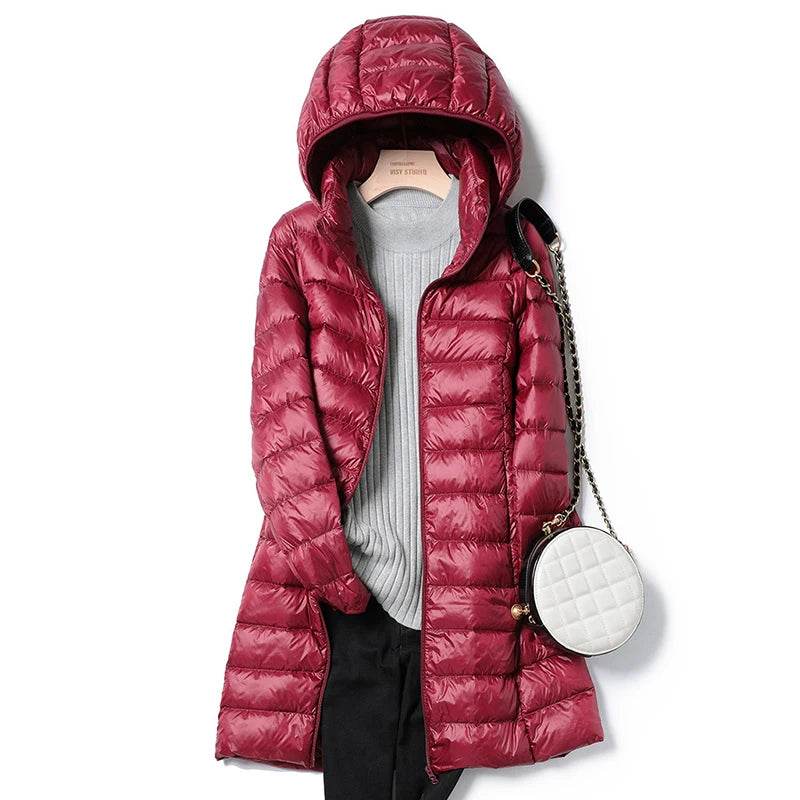 Korean Slim Hooded Down Parka - P12 Hub Europe