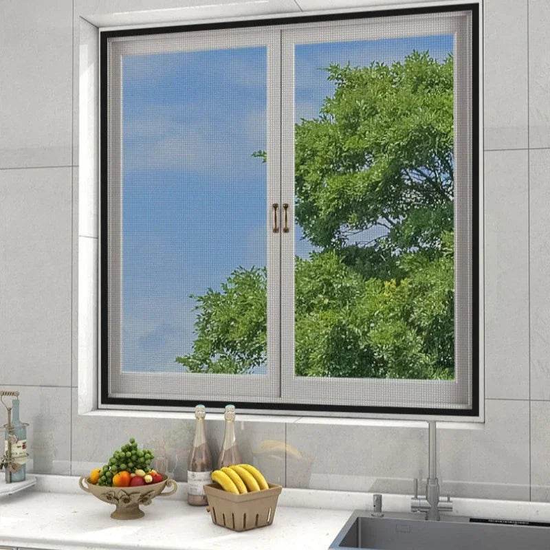 Simple Anti Mosquito No Need to Punch Holes Mosquito Net Window Self-adhesive Type Anti-mosquito Screens Home Textile Garden - P12 Hub Europe