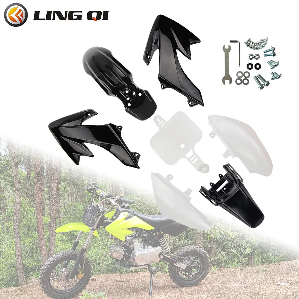 LINQ QI Plastic Fairing Body Kits Fit to CRF50 XR50, For CRF 50 Pit Dirt Motor Trail Bike 50cc 70cc 90cc 110cc 125cc 140