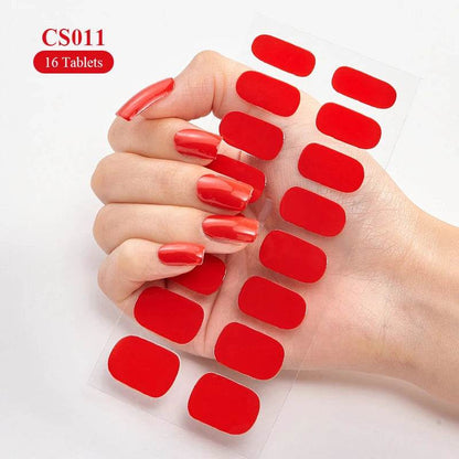 Full Cover Gradient Nail Stickers Multi Color -