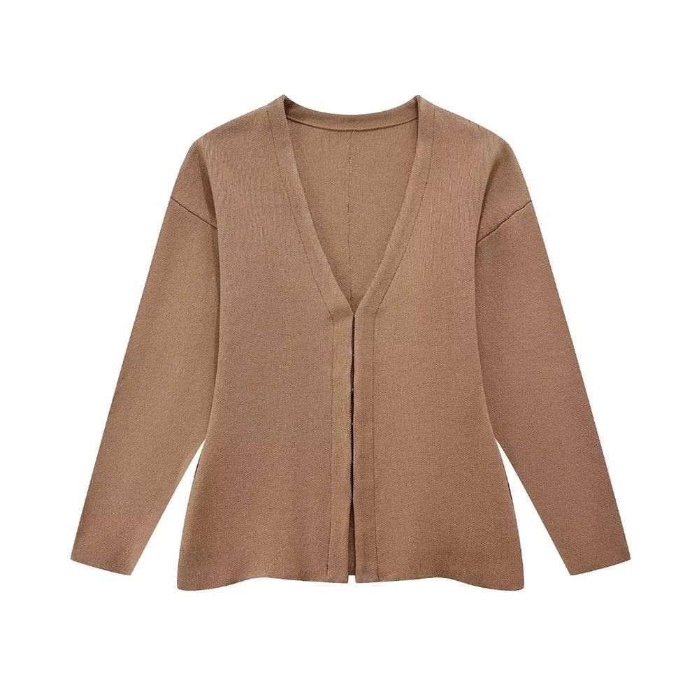 Fitted Hook Knit Cardigan - P12 Hub Europe