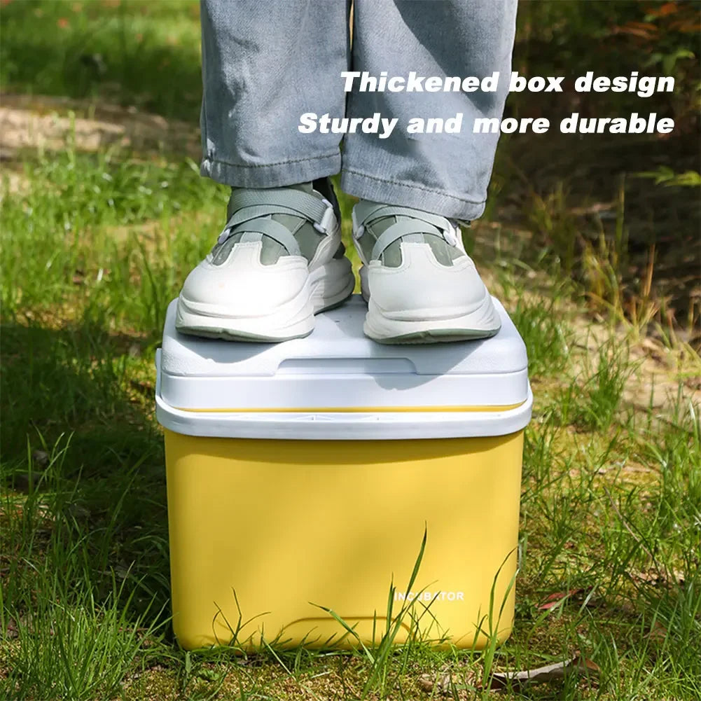 15L Insulated Ice Chest Multipurpose Portable Ice Bucket Outdoor Hard Cooler for Camping Picnic Beach Drink Beverage Fishing
