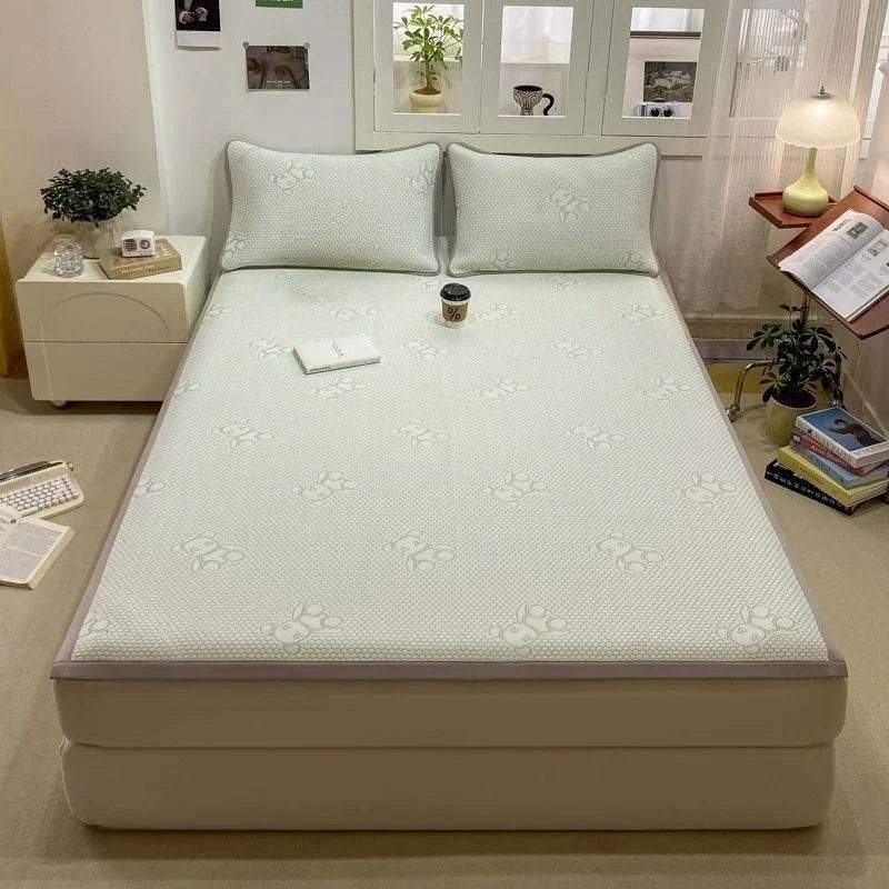 Summer Cooling Quilted Mattress Protector Cover Thickened Breathable Mattress Topper for Single Double Full Queen King Size Bed - P12 Hub Europe