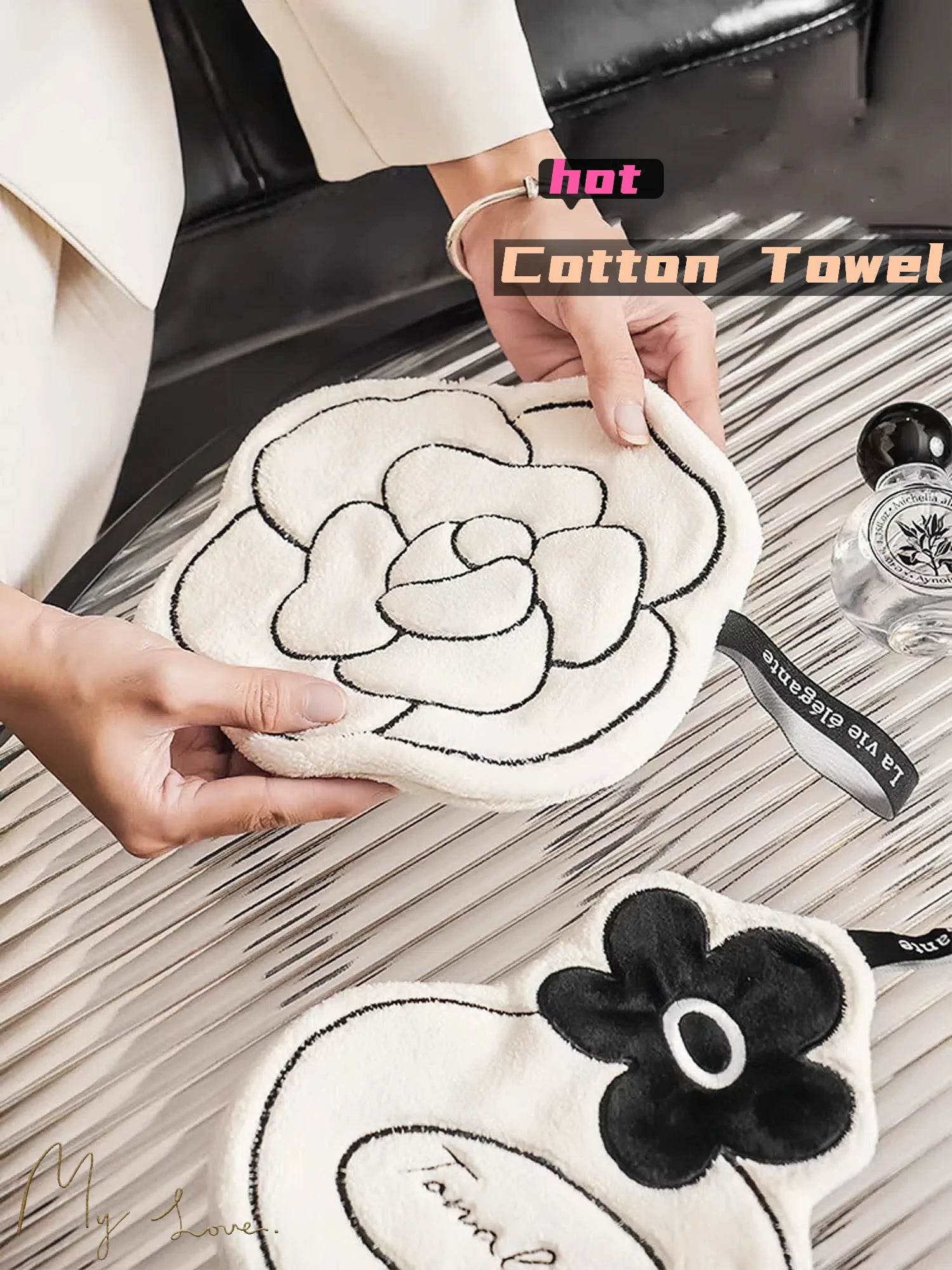 New Style Hand Towel Home Convenient Hanging Double-layer Thickened Speed Dry Absorbent Hand Cloth Kitchen And Bathroom Foot - P12 Hub Europe