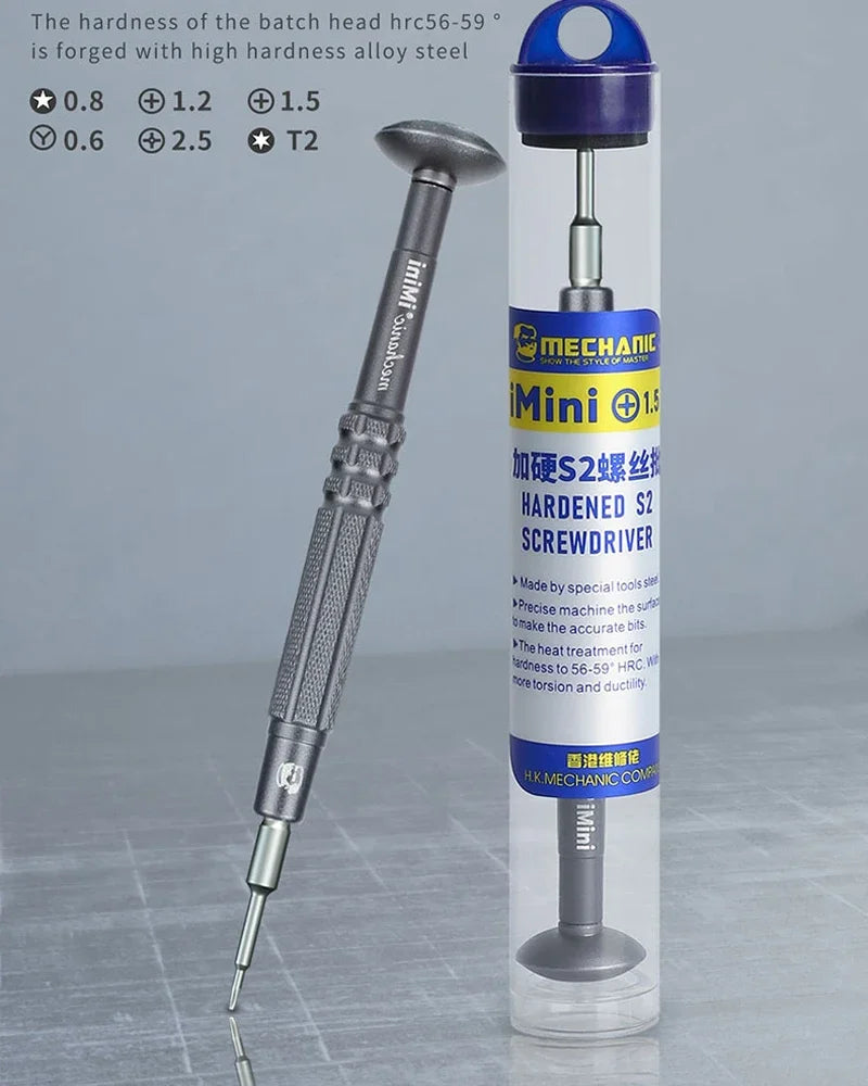 100% Original Mechanic iMini Screwdriver Superhard Combat for Mobile Phone Clocks Watches Teardown Opening Repair Tools