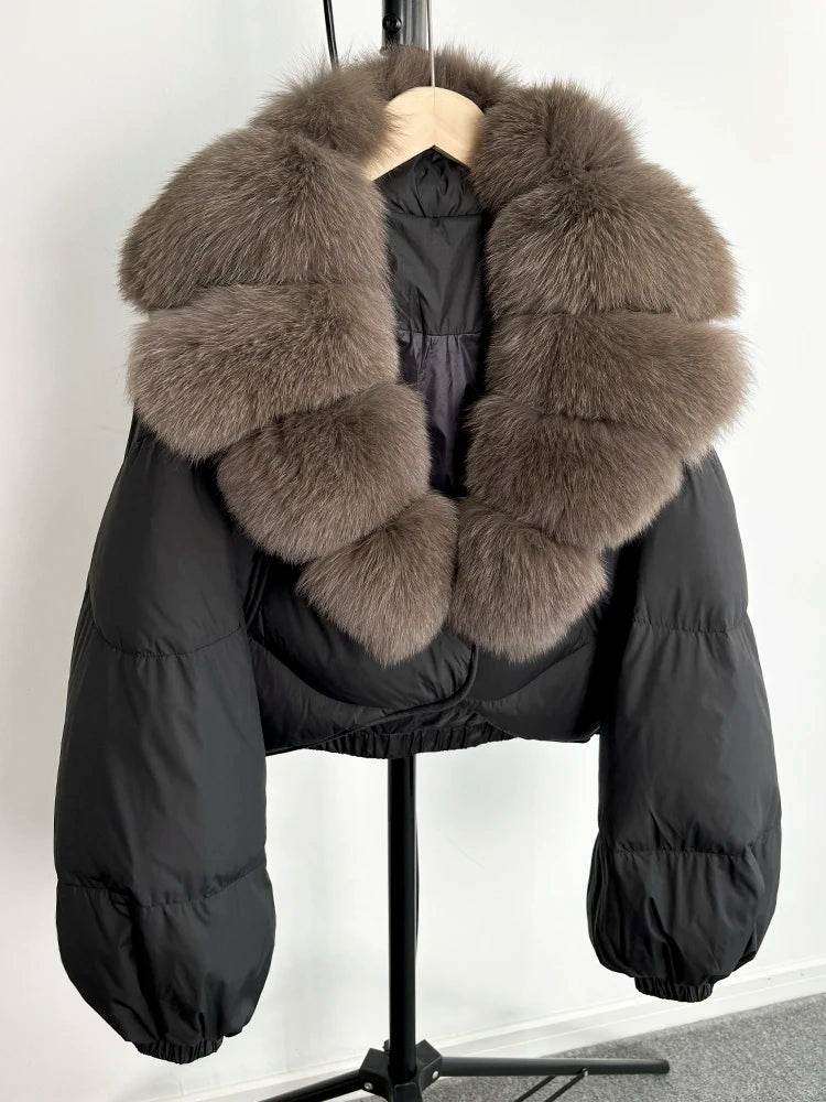 Luxury Fox Fur Down Parka - P12 Hub Europe