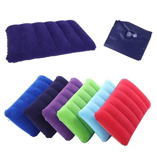 Air Cushion Pillows Outdoor Camping Folding Square lnflatable Pillows Travel Backrest Plane Head Rest pillow camping - P12 Hub Europe