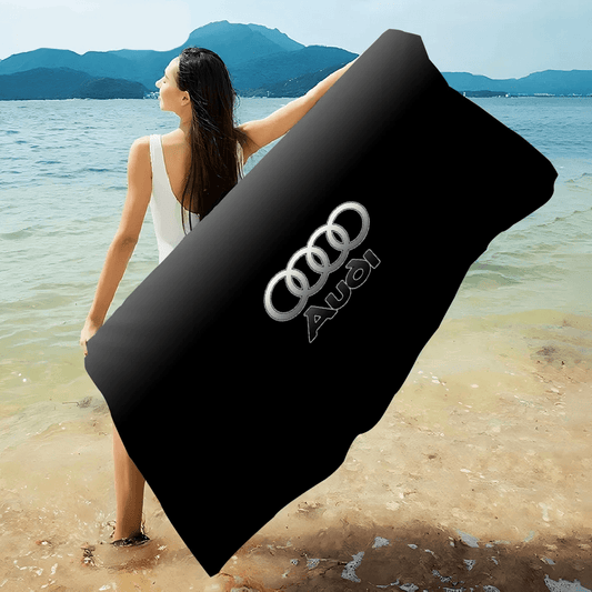 Car AA-Audis-logo Printed Big Microfiber Beach Towels Quick Dry Towel Sand Beach Towels Pool Towel for Travel Swim Pool Yoga - P12 Hub Europe