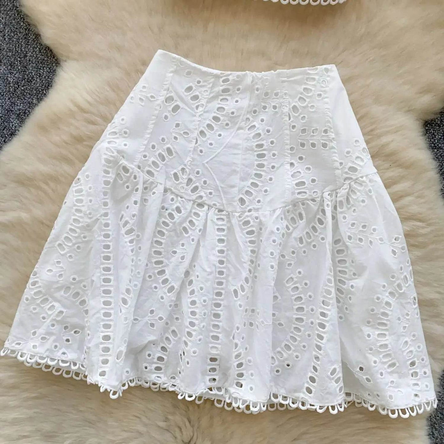 White Summer Beach Skirt Set - P12 Hub Europe