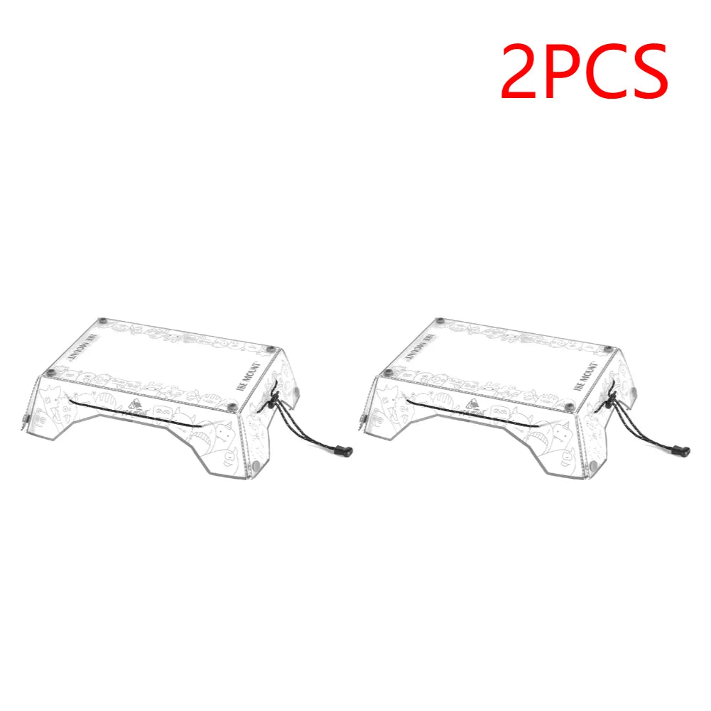 1-5PCS Foldable Camping Tray Ultralight Small Backpacking Table Portable Outdoor Fishing Furniture Multifunctional for Picnic