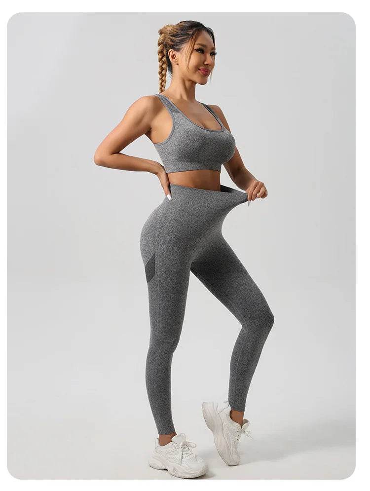 Mileegirl Seamless Gym Yoga Set - P12 Hub Europe