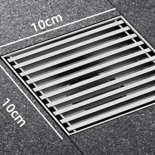 Large Floor Drain 304 Stainless Steel 12/15/20cm Square Linear Bathroom Floor Drains Outdoor Courtyard Large Diameter Drain