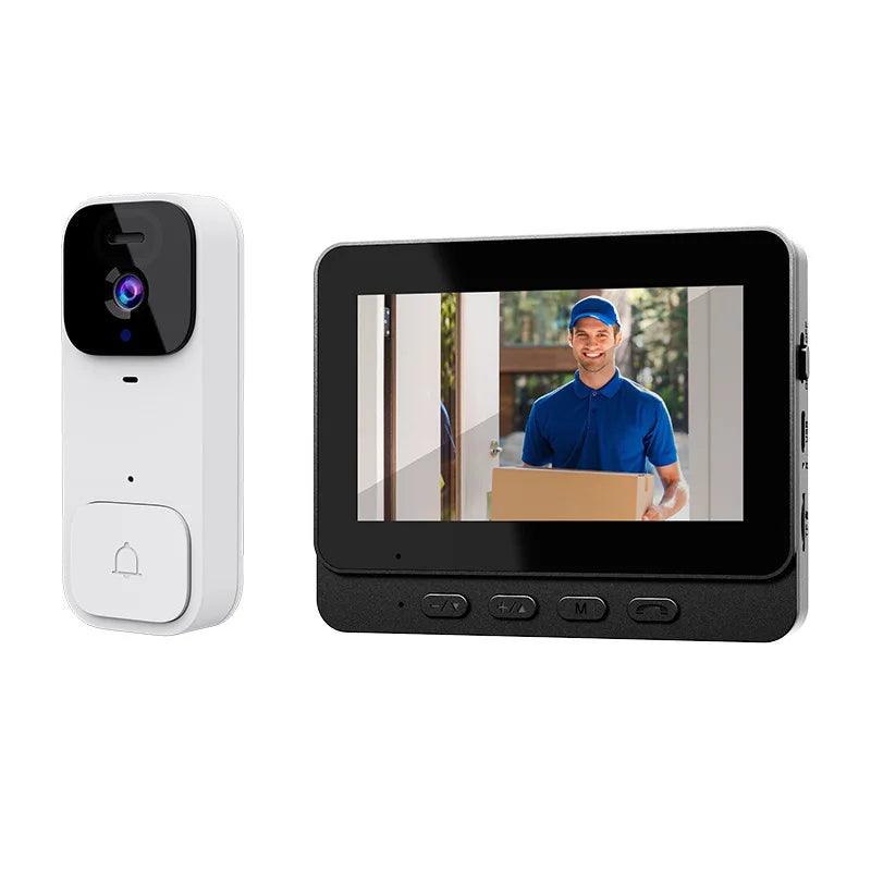 Video Doorbell 4.3"   Night Vision, 2-Way Audio, No WiFi