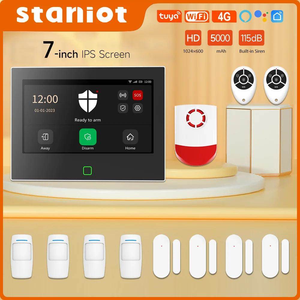 Alarm Smart Staniot WiFi 4G Tuya - P12 Hub Europe