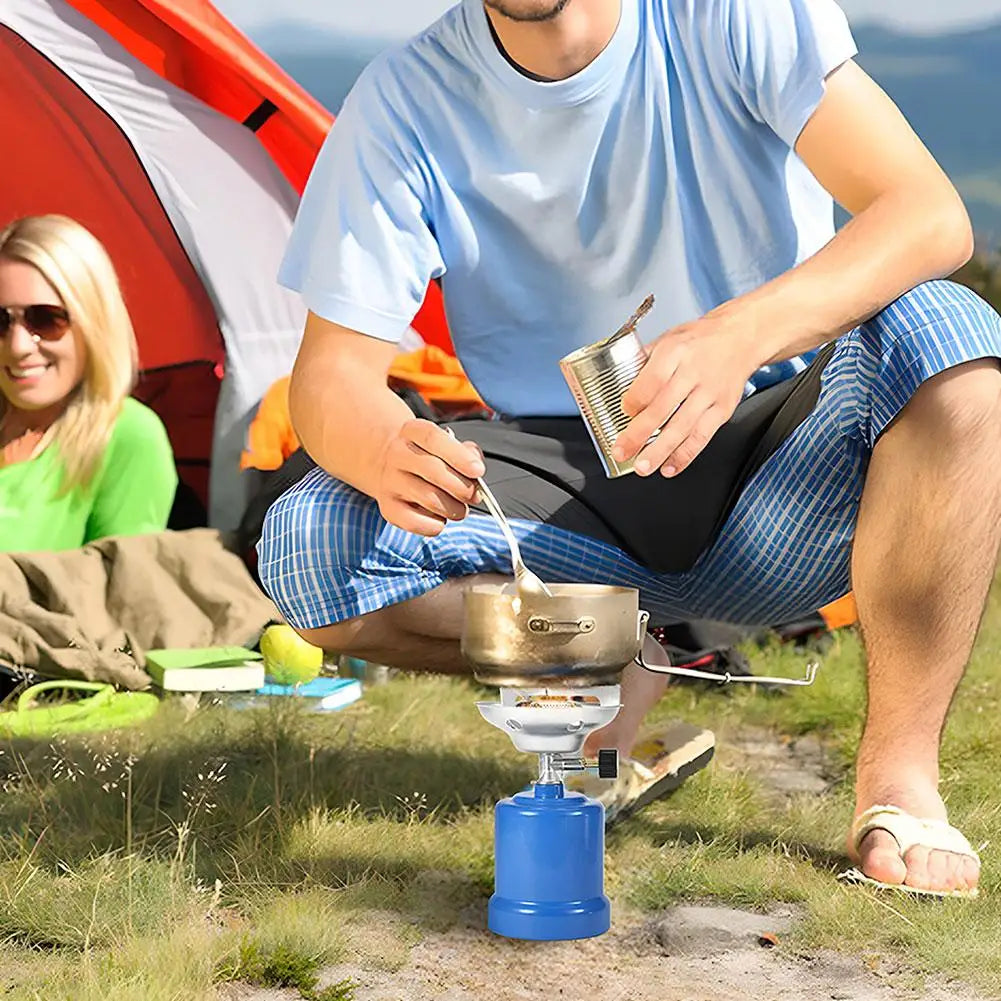 Adjustable Mini Portable Outdoor Camping Stove 190g Gas Cooker Euro Gas Coffee Stove For Fishing Hiking Picnic M2s0