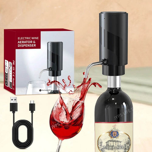 Rechargeable Electric Wine Aerator Dispenser Automatic Wine Decanter Intelligent Electric Wine Dispenser Party Kitchen Tool Gift - P12 Hub Europe