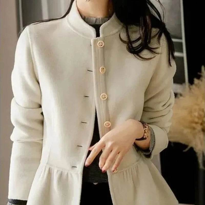Slim Elegant Wool Coat - P12 Hub Europe
