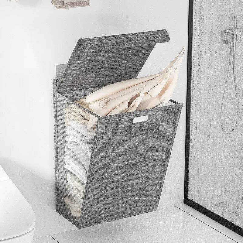 Foldable Wall-Mounted Laundry Hamper - P12 Hub Europe