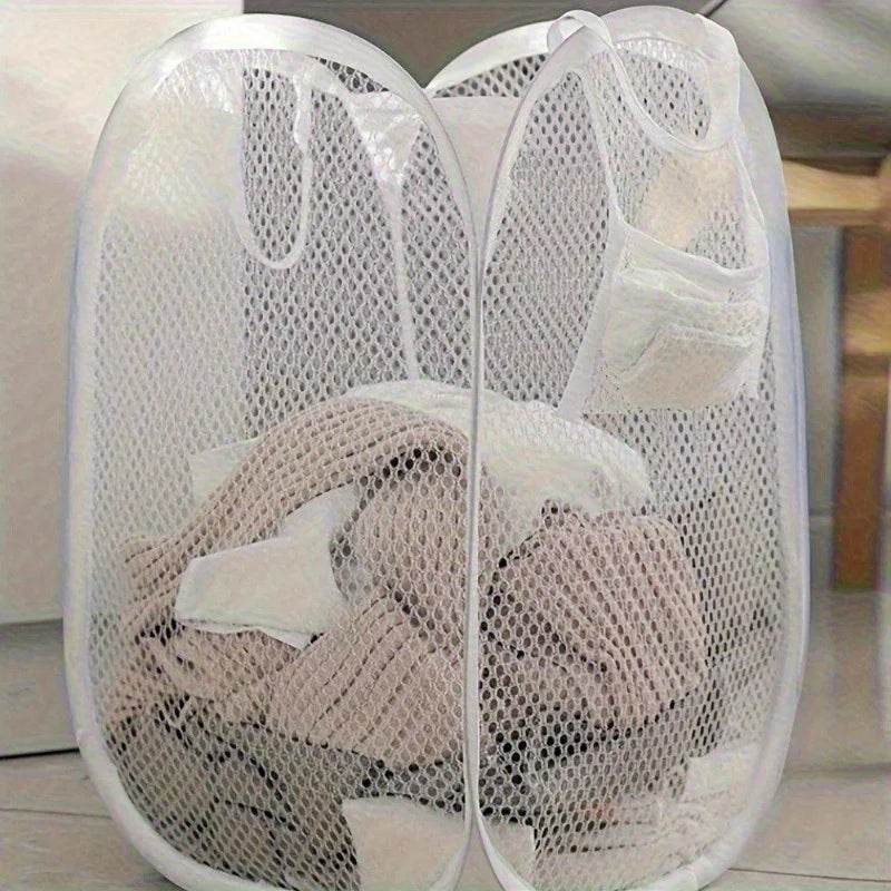 Collapsible Mesh Pop-Up Laundry Hamper - P12 Hub Europe