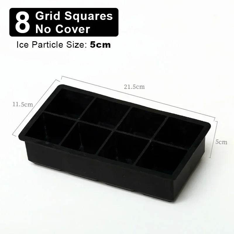 4/6/8/15Grids Silicone Ice Cube Molds Spherical Ice Cube Molds Ice Cream Ice Cube Making Machine Reusable Whiskey Ice Cube Molds - P12 Hub Europe
