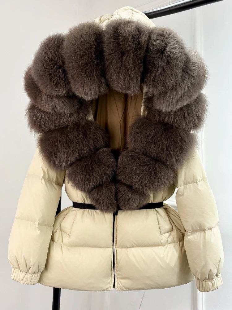 Fox Fur Down Puffer Parka - P12 Hub Europe